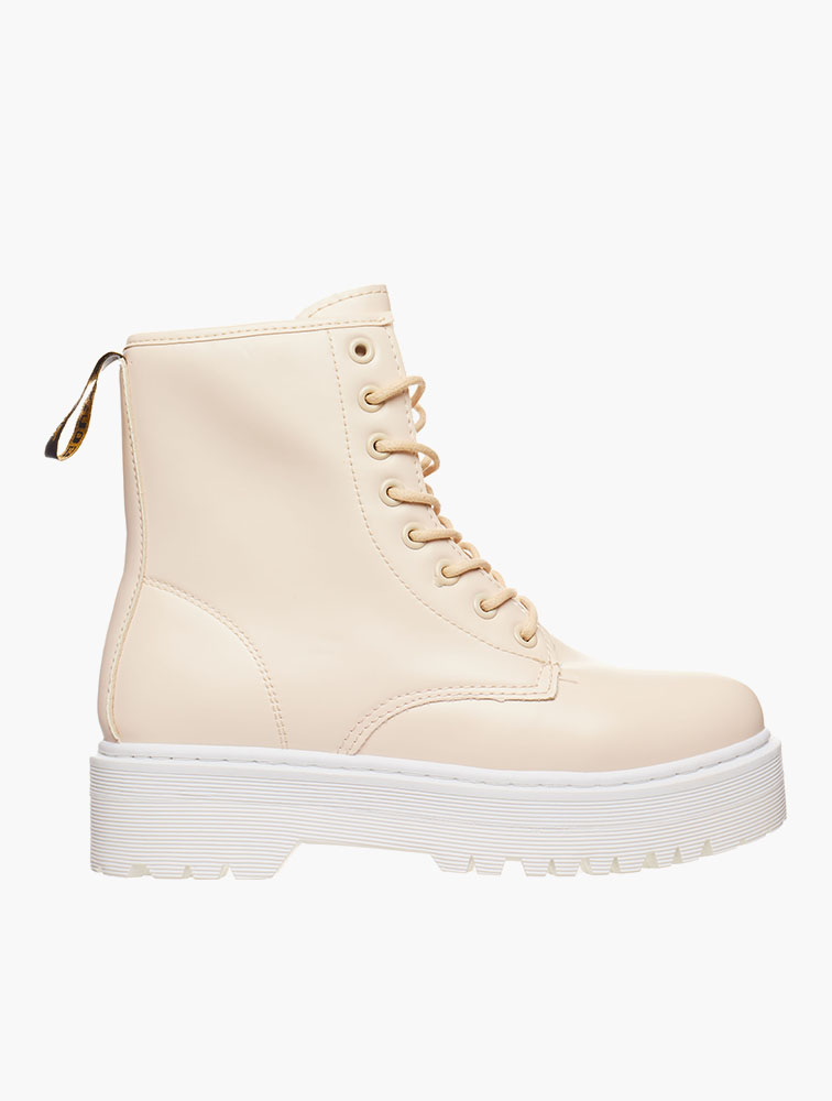 MyRunway | Shop Soviet Blush Lace Up Zoe Boots for Women from
